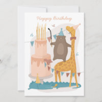 Herzlichen Glückwunsch zum Geburtstag. Niedliche T