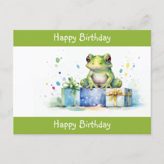 Herzlichen Glückwunsch zum Geburtstag Niedlicher G Postkarte