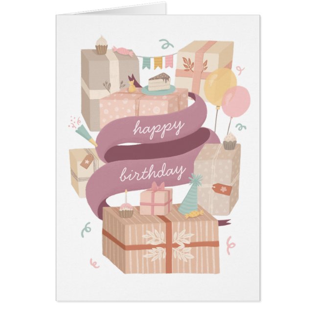 Herzlichen Glückwunsch zum Geburtstag. Niedliches  (Vorne)