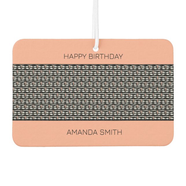 Herzlichen Glückwunsch zum Geburtstag, Niedliches, Autolufterfrischer (Vorderseite)