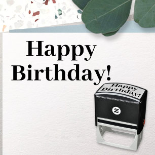 Herzlichen Glückwunsch zum Geburtstag! Permastempel