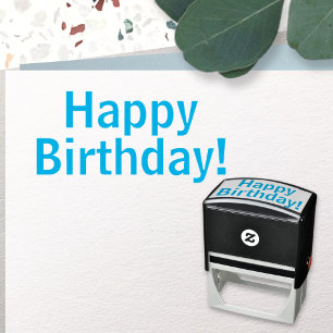 Herzlichen Glückwunsch zum Geburtstag! Permastempel