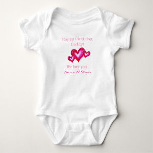 Herzlichen Glückwunsch zum Geburtstag, Personalisi Baby Strampler