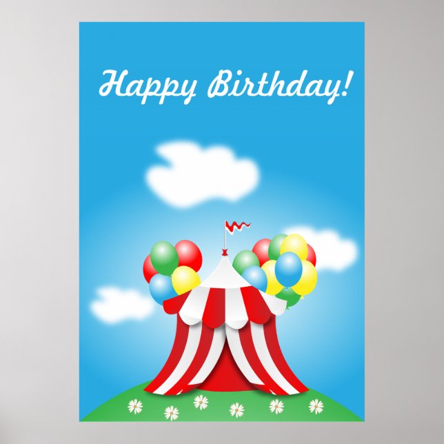 Herzlichen Glückwunsch zum Geburtstag Poster (Vorne)