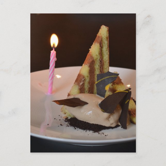 Herzlichen Glückwunsch zum Geburtstag! Postkarte (Vorderseite)