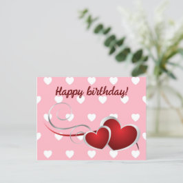 Herzlichen Glückwunsch zum Geburtstag! Postkarte