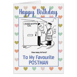 Herzlichen Glückwunsch zum Geburtstag Postman