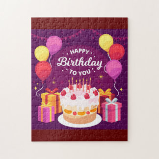 Herzlichen Glückwunsch zum Geburtstag! Puzzle