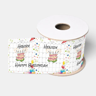 Herzlichen Glückwunsch zum Geburtstag, Ribbon, Apr Ripsband