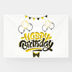 Herzlichen Glückwunsch zum Geburtstag Spaß 4x6 Vin Banner