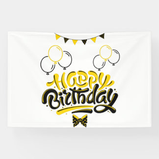 Herzlichen Glückwunsch zum Geburtstag Spaß 4x6 Vin Banner