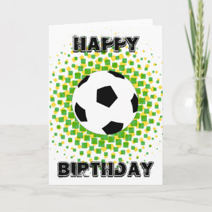 Herzlichen Glückwunsch zum Geburtstag Sportfan! Karte