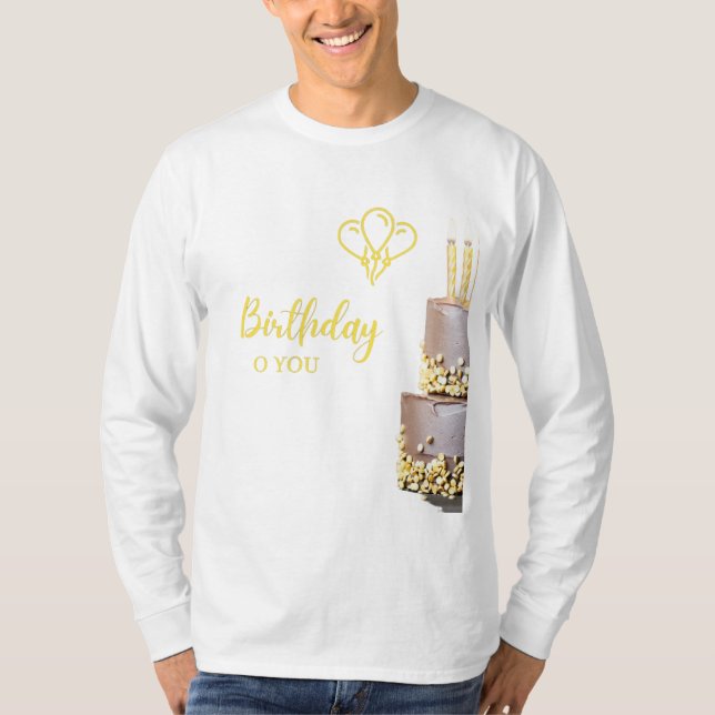 Herzlichen Glückwunsch zum Geburtstag! T-Shirt (Vorderseite)
