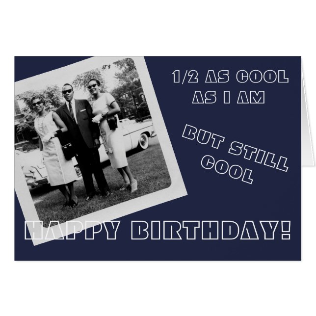 Herzlichen Glückwunsch zum Geburtstag Vintager Coo (Vorderseite (Horizontal))