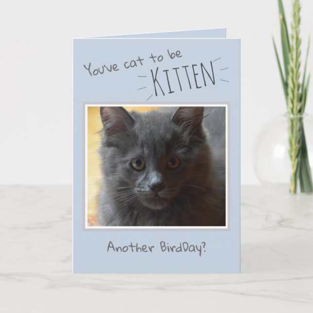 Herzlichen Glückwunsch zum Geburtstag von der Kata Karte (Vorderseite)