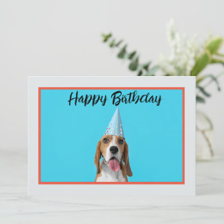 Herzlichen Glückwunsch zum Geburtstag von Ihrem Fo Feiertagskarte