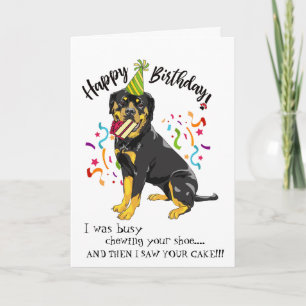 Herzlichen Glückwunsch zum Geburtstag von Ihrem Ro Karte
