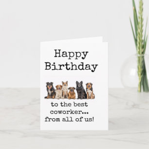Herzlichen Glückwunsch zum Geburtstag von uns alle Karte