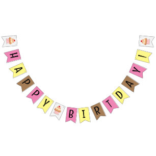 Herzlichen Glückwunsch zum Geburtstag! Wimpelkette