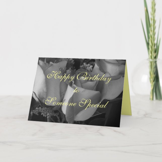 Herzlichen Glückwunsch zum Geburtstag zu jemandem  Karte (Vorderseite)