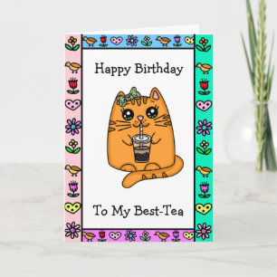 Herzlichen Glückwunsch zum Geburtstag zu meinen Be Karte