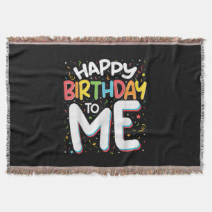 Herzlichen Glückwunsch zum Geburtstag zu mir Funny Decke