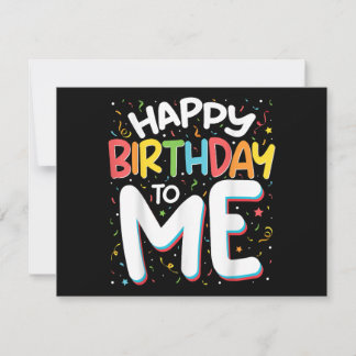 Herzlichen Glückwunsch zum Geburtstag zu mir Funny Einladung