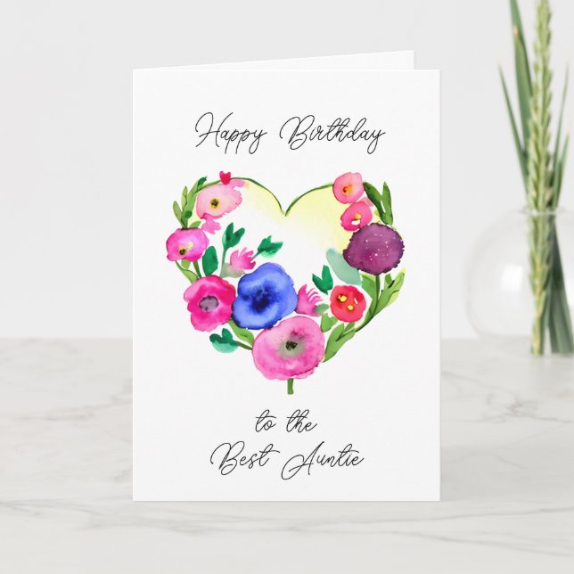 Herzlichen Glückwunsch zum Geburtstag zum besten T Karte (Vorderseite)