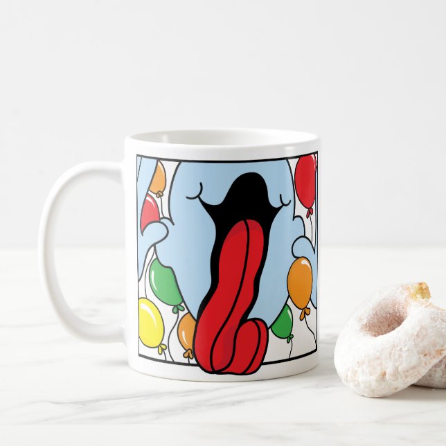 Herzlichen Glückwunsch zum Geburtstagsbrother auf  Kaffeetasse (Mit Donut)