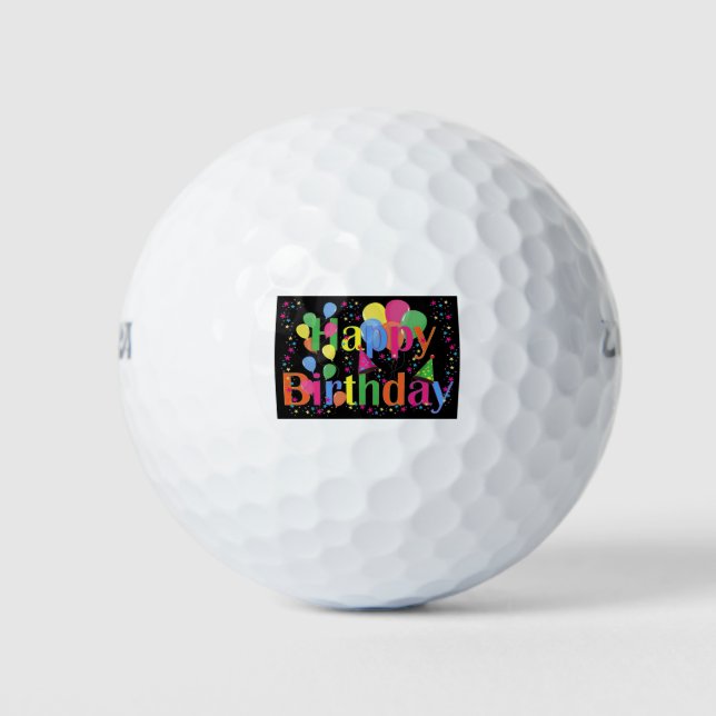 Herzlichen Glückwunsch zum 🎂 Golfball (Vorderseite)