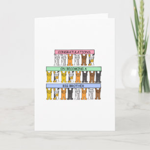 Herzlichen Glückwunsch zum großen Bruder werden Karte