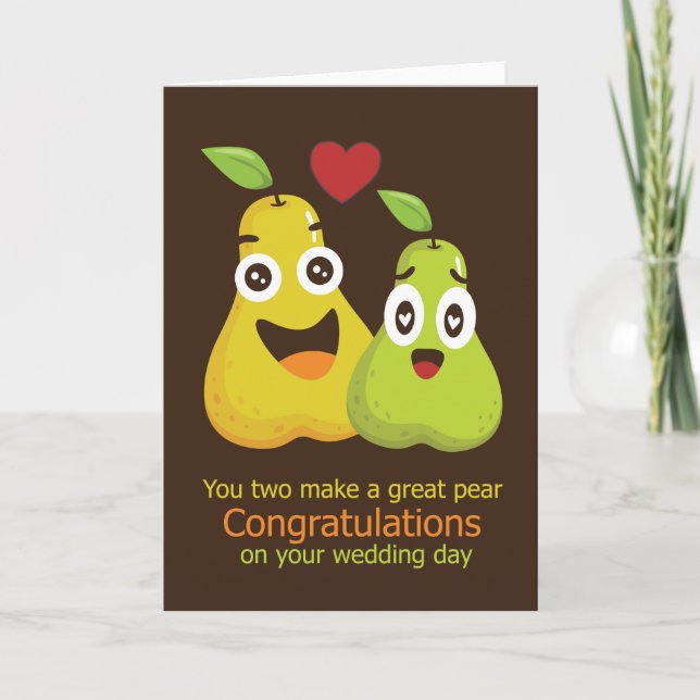 Herzlichen Glückwunsch zum Hochzeitstag des Großen Karte (Vorderseite)