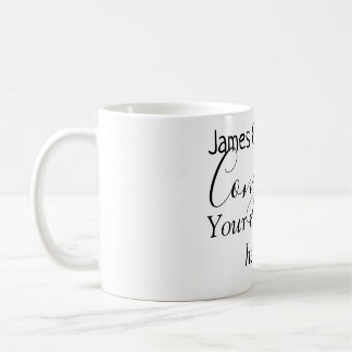Herzlichen Glückwunsch zum Namen Nachricht Hochzei Kaffeetasse