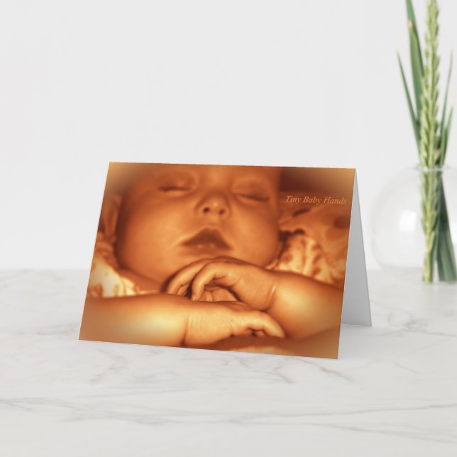 Herzlichen Glückwunsch zum neuen Baby Karte (Vorderseite)