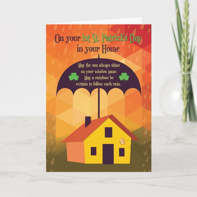 Herzlichen Glückwunsch zum neuen Haus, Umbrella Ov Karte (Vorderseite)