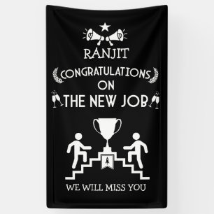 Herzlichen Glückwunsch zum neuen Job Banner