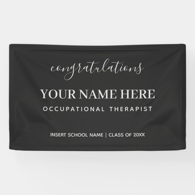 Herzlichen Glückwunsch zum OT Banner des Berufsthe (Horizontal)