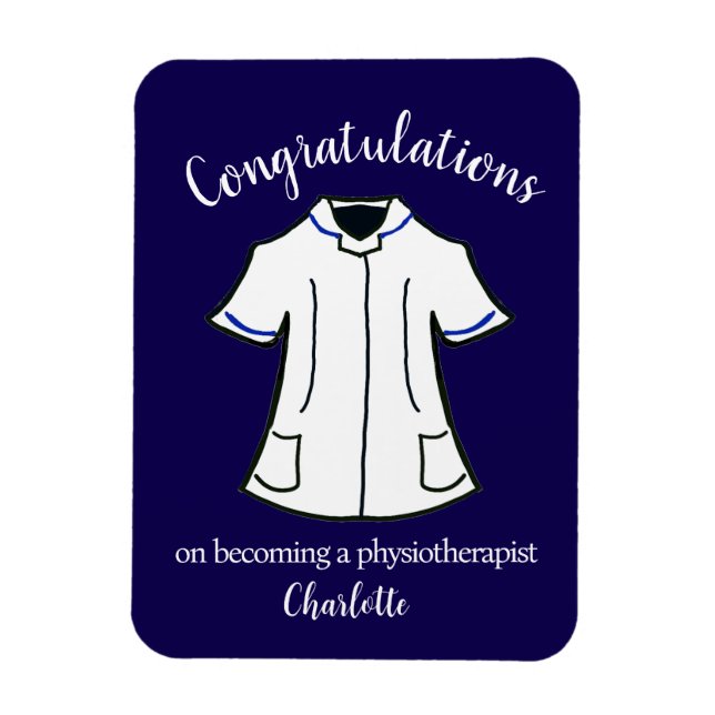 Herzlichen Glückwunsch zum Physiotherapeuten Magnet (Vertikal)