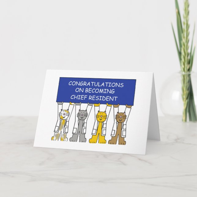 Herzlichen Glückwunsch zum Präsidenten Karte (Vorderseite)