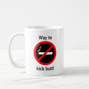 Herzlichen Glückwunsch zum Rauchstopp Kaffeetasse