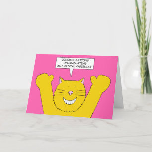 Herzlichen Glückwunsch zum Schließ als Zahnhygieni Karte