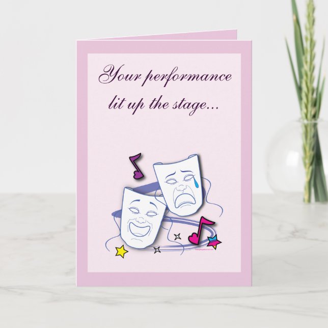 Herzlichen Glückwunsch zum Spiel! Karte (Vorderseite)