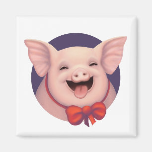 Herzlichen Glückwunsch zum Tag des Schweins! Magnet