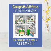 Herzlichen Glückwunsch zum Training als Paramedic-