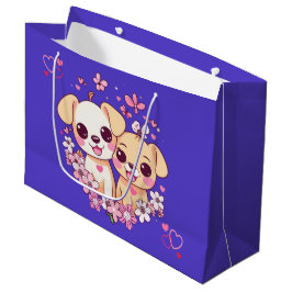 Herzlichen Glückwunsch zum Valentinstag! Große Geschenktüte
