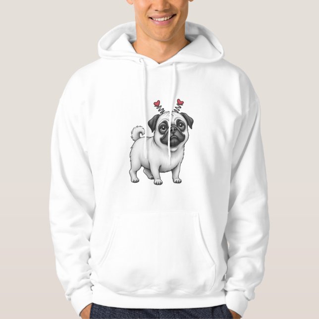 Herzlichen Glückwunsch zum Valentinstag! Hoodie (Vorderseite)