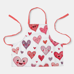 Herzlichen Glückwunsch zum Valentinstag! Schürze
