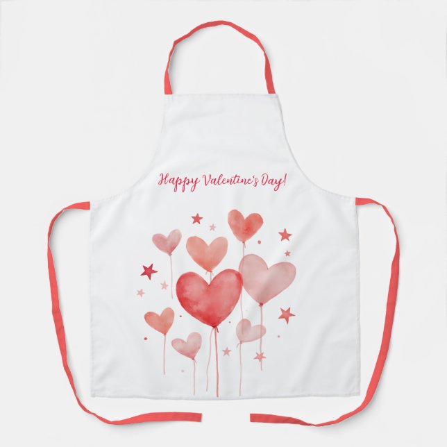 Herzlichen Glückwunsch zum Valentinstag! Schürze (Vorderseite)