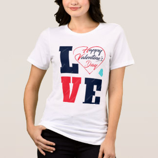 Herzlichen Glückwunsch zum Valentinstag. Tri-Blend Shirt