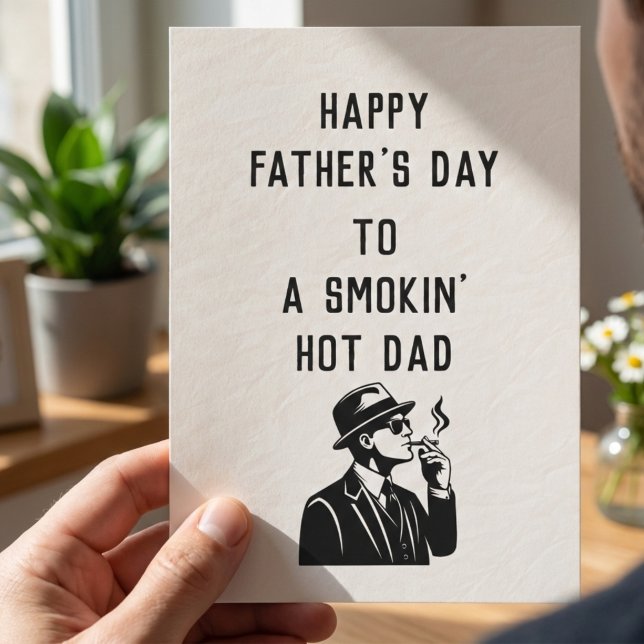 Herzlichen Glückwunsch zum Vater an einen heißen V Karte (Happy Father's Day to a Smokin' Hot Dad - Father's day Card)